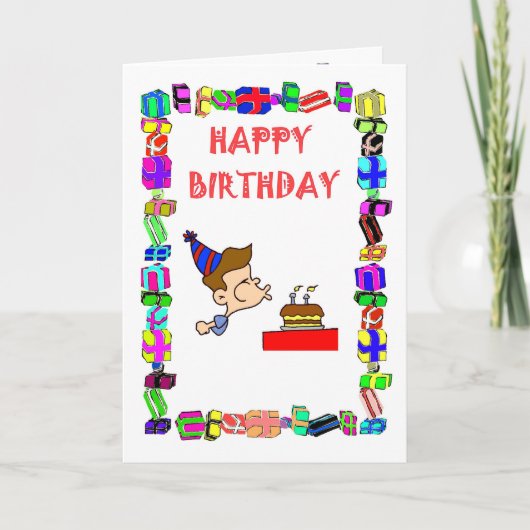 Alles Gute zum Geburtstag _, welches heraus die Karte (Vorderseite)