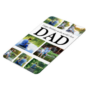 Alles Gute zum Geburtstag Weltbester Vater 8 Foto Magnet