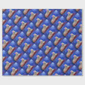 Alles Gute zum Geburtstag Westie Geschenkpapier (Flach)