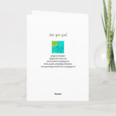 Alles Gute zum Geburtstag, Westie mit Gläsern, Karte (Rückseite)