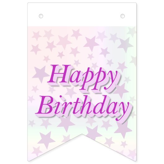 Alles Gute zum Geburtstag!! Wimpelkette (Erste Fahne)