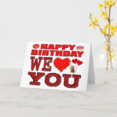 Alles Gute zum Geburtstag Wir Liebe Karte (Gelbe Blume)