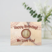 Alles Gute zum Geburtstag Wir Liebe Sie! Postkarte (Stehend Vorderseite)