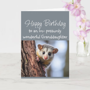 Alles Gute zum Geburtstag wunderbare Enkelin Oposs Karte