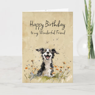 Alles Gute zum Geburtstag wunderbarer Freund Karte