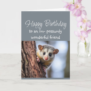 Alles Gute zum Geburtstag Wunderbarer Freund Oposs Karte