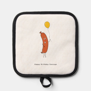 Alles Gute zum Geburtstag Wurst  Topflappen
