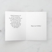 Alles Gute zum Geburtstag, Yosemite Nationalpark Karte (Innenseite)