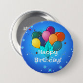 Alles Gute zum Geburtstag... Zeit zu feiern! Button (Vorne & Hinten)