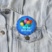 Alles Gute zum Geburtstag... Zeit zu feiern! Button (Beispiel)