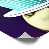 Alles Gute zum Geburtstag, Zombie, Kuchen | Kunst  Poster (Ecke)