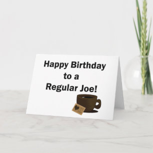 Alles Gute zum Geburtstag zu einem regelmäßigen Karte
