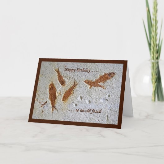 Alles Gute zum Geburtstag zu einer alten Karte (Vorderseite)