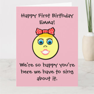 Alles Gute zum Geburtstag zu Emma - kundengerecht Karte