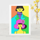 Alles Gute zum Geburtstag zu starker Dame Karte (Gelbe Blume)