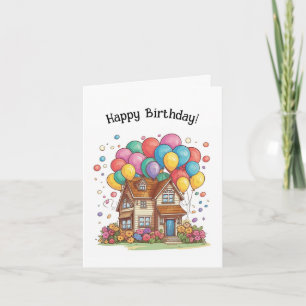 Alles Gute zum Geburtstag Zuhause mit Balloons