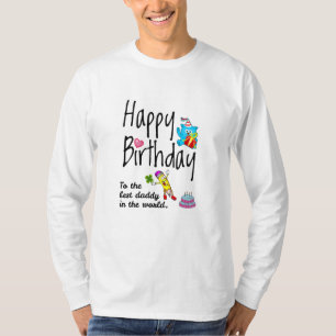 Alles Gute zum Geburtstag zum besten Papa der Welt T-Shirt