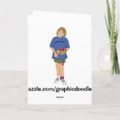 Alles Gute zum Geburtstag zum Mutterschaf! Karte (Rückseite)