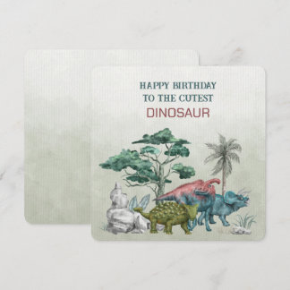 Alles Gute zum Geburtstag zum Niedlichen DINOSAUR