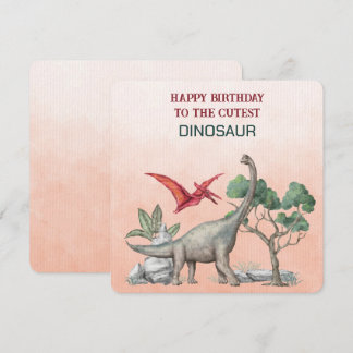 Alles Gute zum Geburtstag zum Niedlichen DINOSAUR
