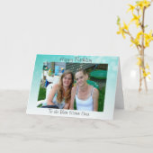 Alles Gute zum Geburtstag zur besten Schwester Karte (Gelbe Blume)