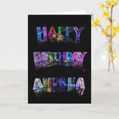 Alles- Gute zum Geburtstagandrea-Karte Karte (Gelbe Blume)