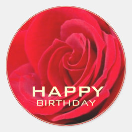 Alles- Gute zum Geburtstagaufkleber Runder Aufkleber