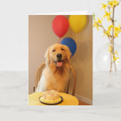 Alles- Gute zum Geburtstagballone Karte (Gelbe Blume)