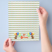 Alles- Gute zum Geburtstagbärn-Einklebebuch-Papier Flyer (Hand)