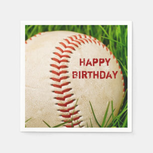 Alles- Gute zum Geburtstagbaseball Serviette