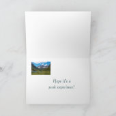 Alles- Gute zum GeburtstagBergspitze-Karte Karte (Innenseite)