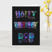 Alles- Gute zum GeburtstagBob-Karte Karte (Gelbe Blume)