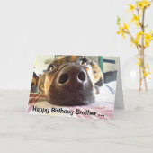 Alles- Gute zum Geburtstagbruder, einer, den ich Karte (Gelbe Blume)