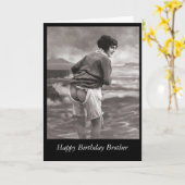 Alles- Gute zum Geburtstagbruder Karte (Gelbe Blume)