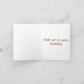 Alles Gute zum Geburtstagcappuccinokarte Karte (Innenseite)