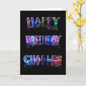 Alles- Gute zum Geburtstagcharles-Karte Karte (Gelbe Blume)