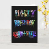 Alles- Gute zum Geburtstagcharlotte-Karte Karte (Gelbe Blume)