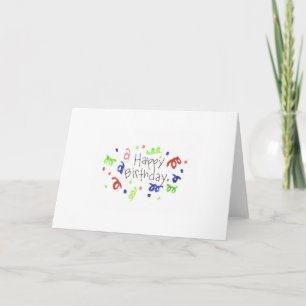 Alles Gute zum GeburtstagConfetti Karte