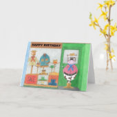 Alles- Gute zum Geburtstagcowboy-Karte Karte (Gelbe Blume)