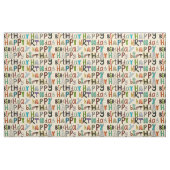 alles Gute zum Geburtstagcreme Stoff (Fat Quarter (45,7 x 55,9 cm))