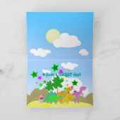 Alles- Gute zum Geburtstagdinosaurier Ihre Karte (Innenseite)