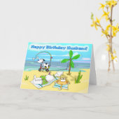 Alles Gute zum Geburtstagehemann Karte (Gelbe Blume)