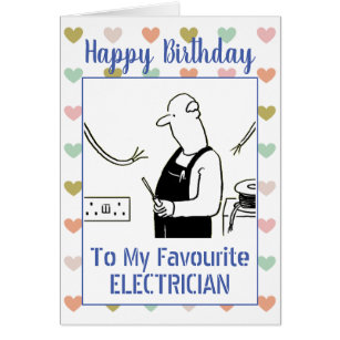 Elektriker Karten Zazzle.de