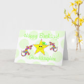 Alles- Gute zum Geburtstagenkelin Karte (Gelbe Blume)