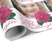 Alles Gute zum Geburtstagenkelinrosa Packpapier (Rolleneckpunkt)