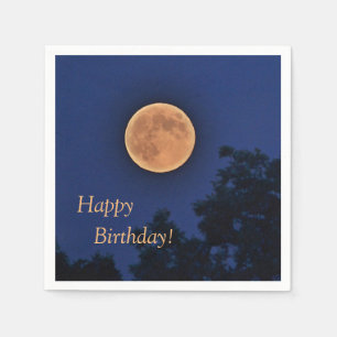 Alles- Gute zum Geburtstagernte-Mond Serviette