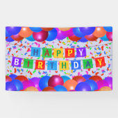 Alles- Gute zum Geburtstagfahne #6 Banner (Horizontal)