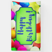 Alles- Gute zum Geburtstagfahne #7 Banner (Vertikal)