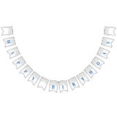 Alles- Gute zum Geburtstagfahnen-dunkelblauer Wimpelkette (Alle)