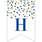 Alles- Gute zum Geburtstagfahnen-dunkelblauer Wimpelkette (Zweite Fahne)